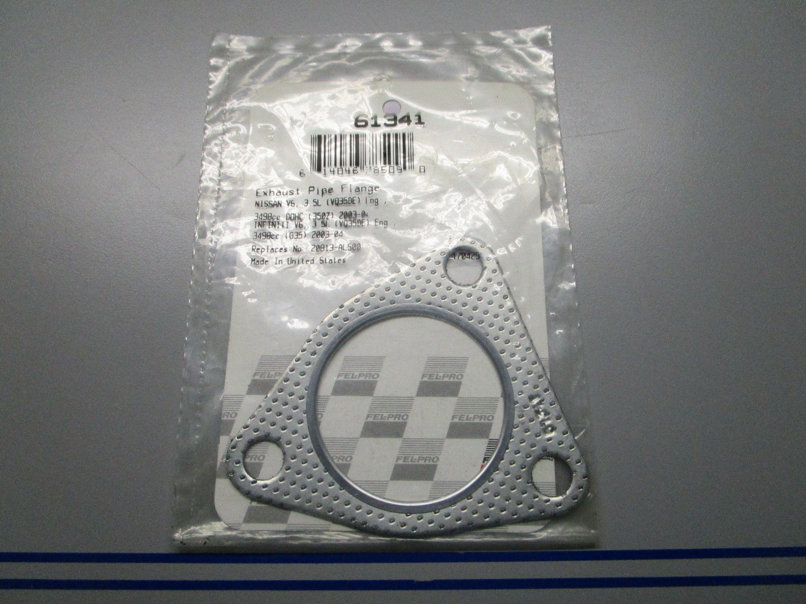*NEW* 0810 Fel-Pro Flange Gasket 61341 Replaces: 20813-AL500