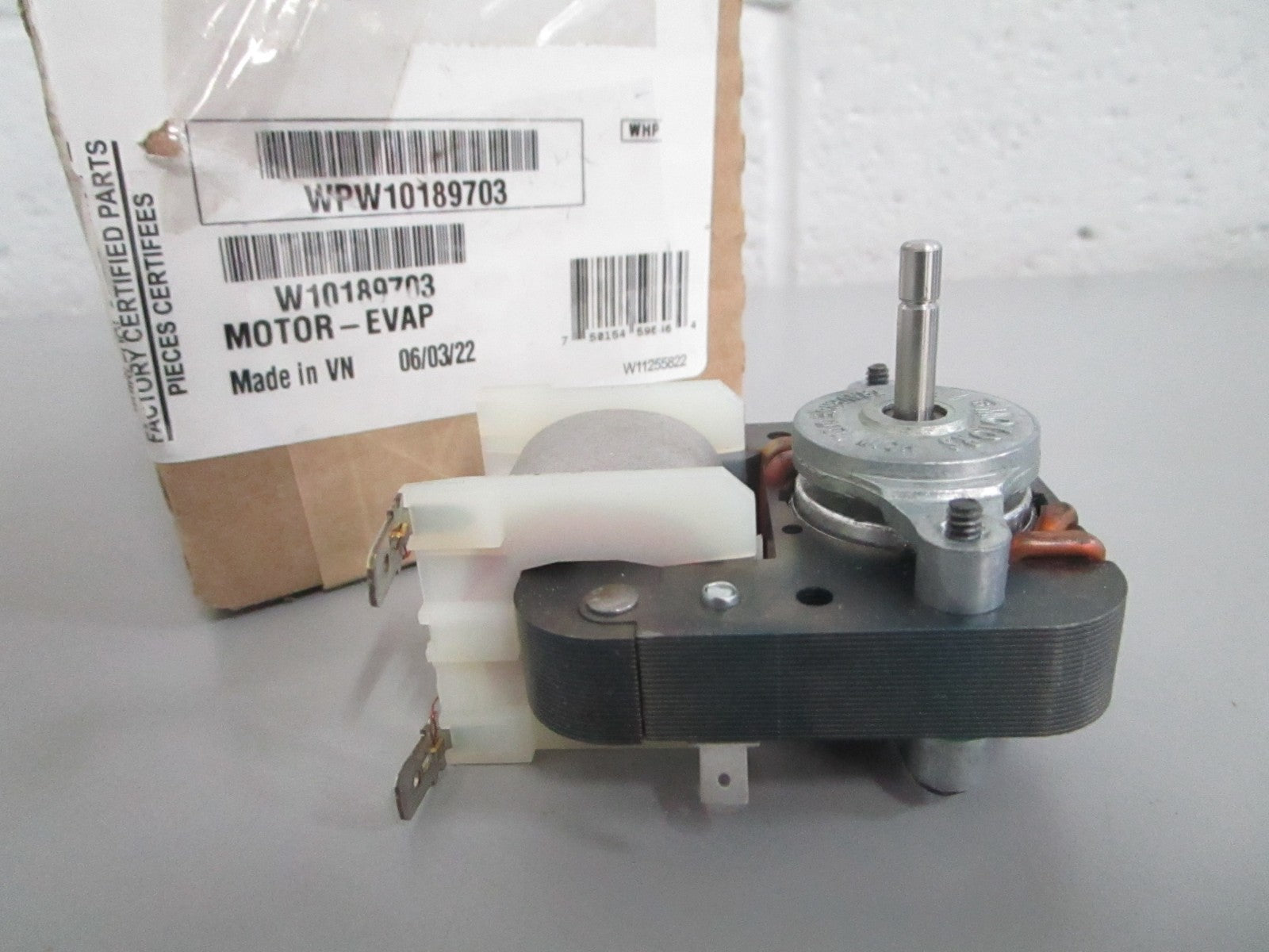 NEW OEM WPW10189703 W10189703 Whirlpool Evaporator Motor 0820