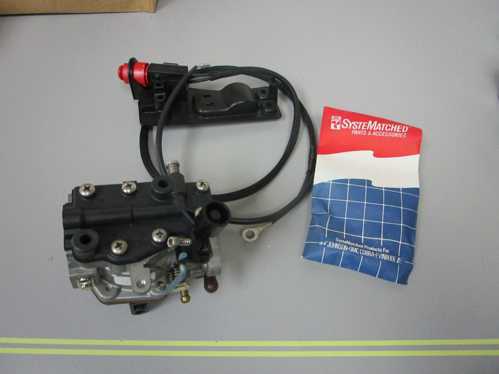 *NEW OEM* 0720 OMC Johnson Evinrude Carburetor & Switch Assembly 502107 0502107
