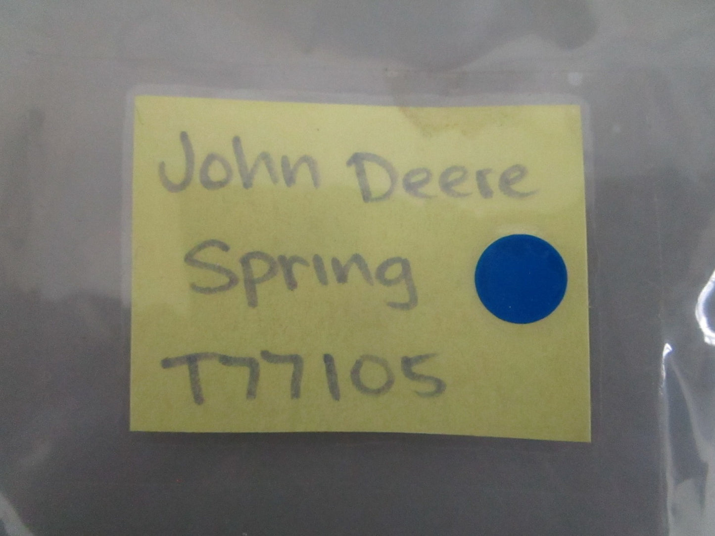 NEW OEM T77105 John Deere Spring 0820