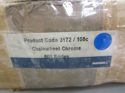 *NEW* 0820 Maxwell 800 Series Chrome Chainwheel 3172/108C