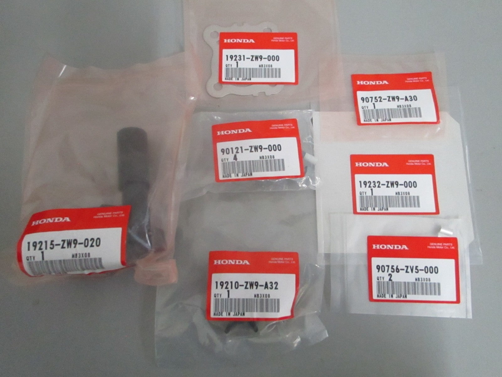 NEW OEM 06193-ZY1-020 Honda Water Pump Kit 0820
