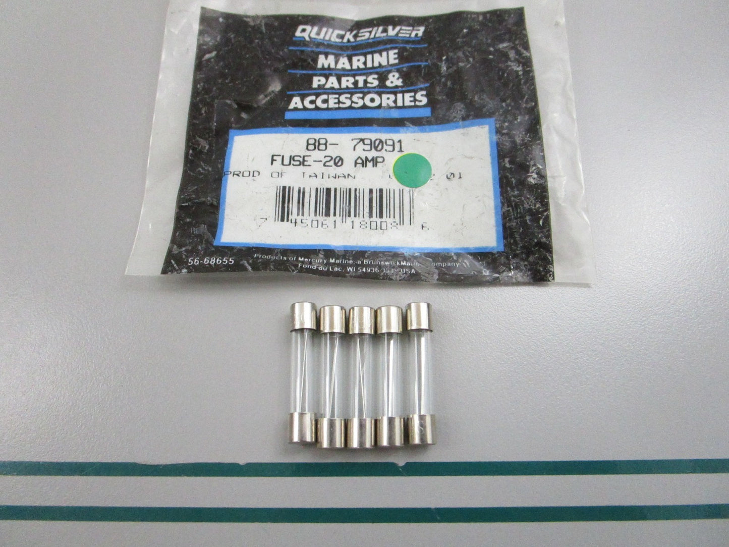 NEW OEM (LOT OF 5) 88-79091 Mercury Quicksilver 20 AMP Fuse 0810