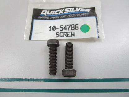 NEW OEM (LOT OF 2) 10-54786 Mercury Quicksilver Screw 0810