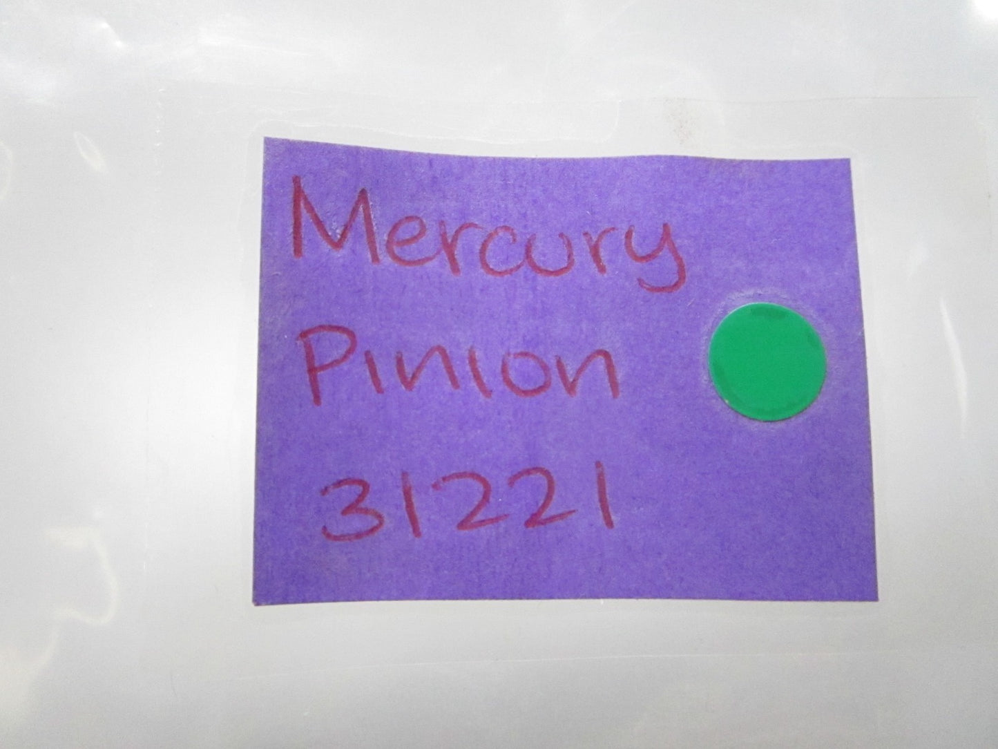 NEW OEM 31221 Mercury Quicksilver Pinion 0810