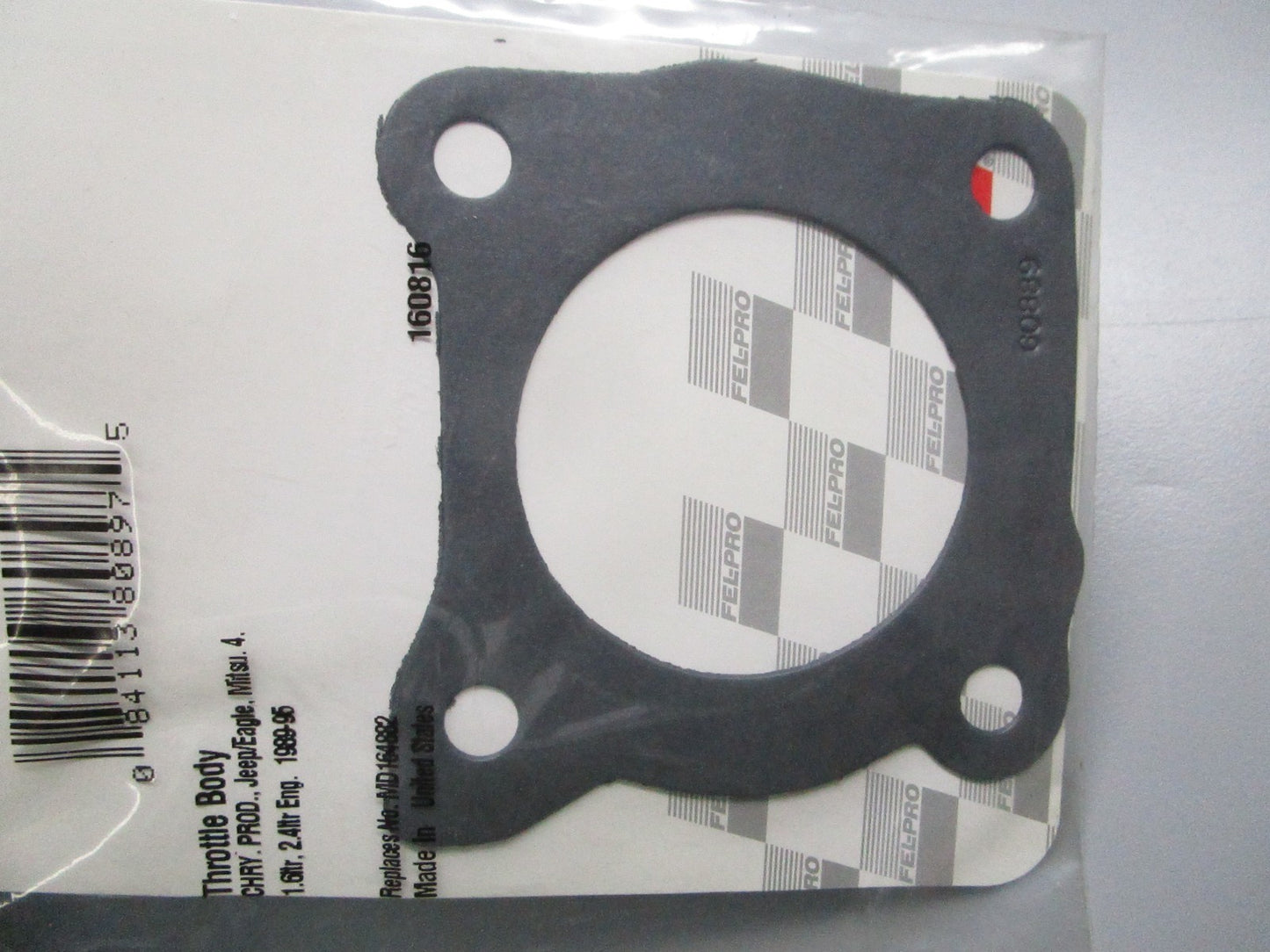 *NEW* 0810 Fel-Pro Throttle Body Gasket 60889 Replaces: MD164882