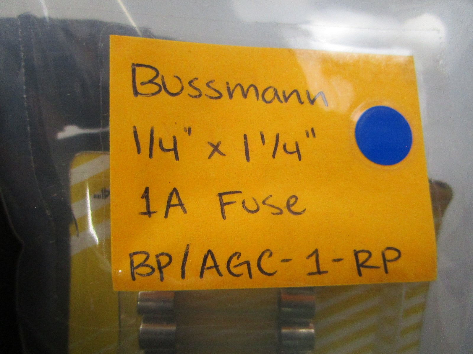 NEW (LOT OF 10) BP/AGC-1-RP Bussmann 1/4" x 1 1/4" 1A Fuse 0810