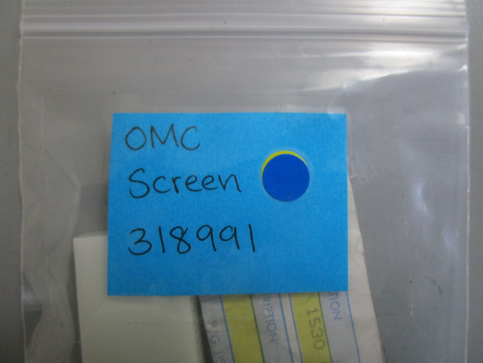 *NEW OEM* 0810 OMC Johnson Evinrude Screen 318991 0318991