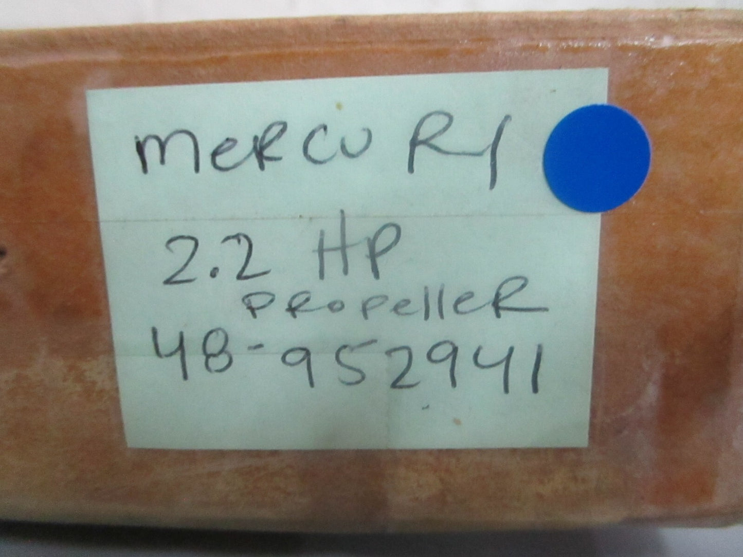*NEW OEM* 0820 Mercury Quicksilver 2.2HP Propeller 48-95294 1