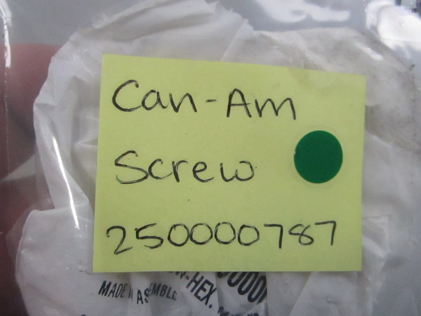 NEW OEM (LOT OF 6) 250000787 Can-Am Screw 0810