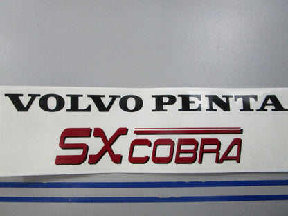 NEW OEM 3855644 Volvo Penta SX Cobra Decal 0810