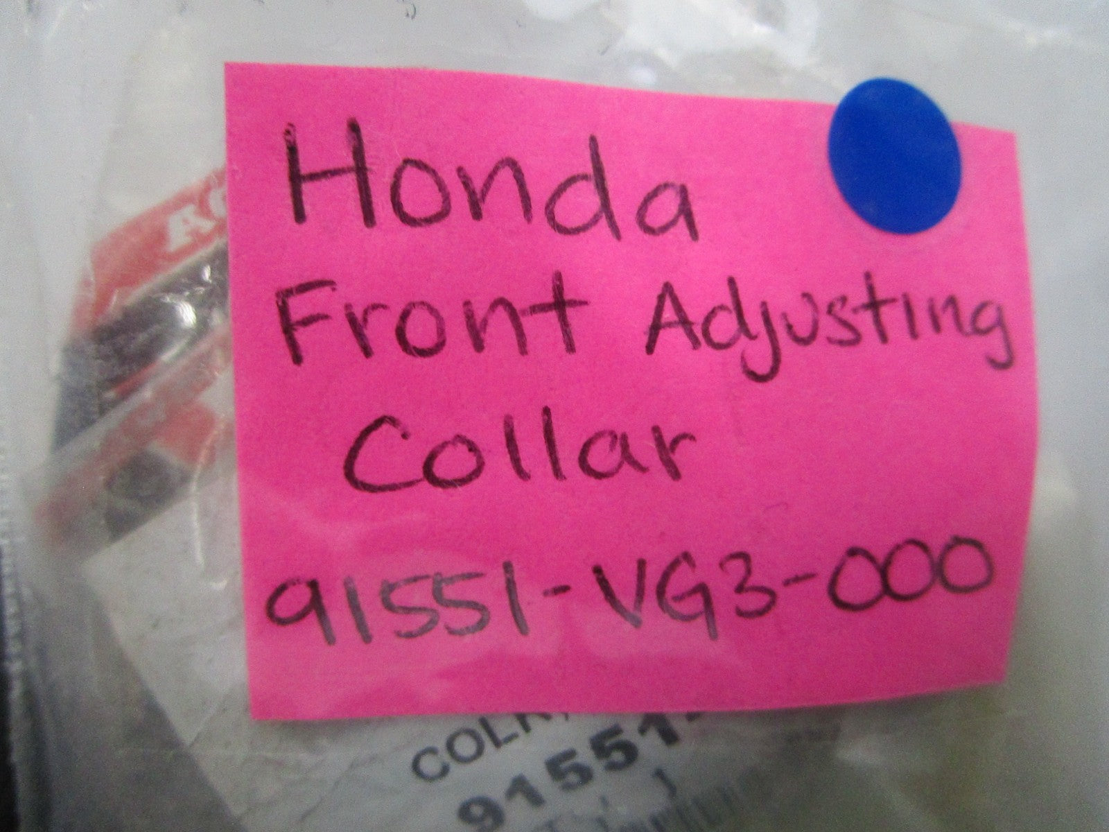 NEW OEM 91551-VG3-000 Honda Front Adjusting Collar 0810