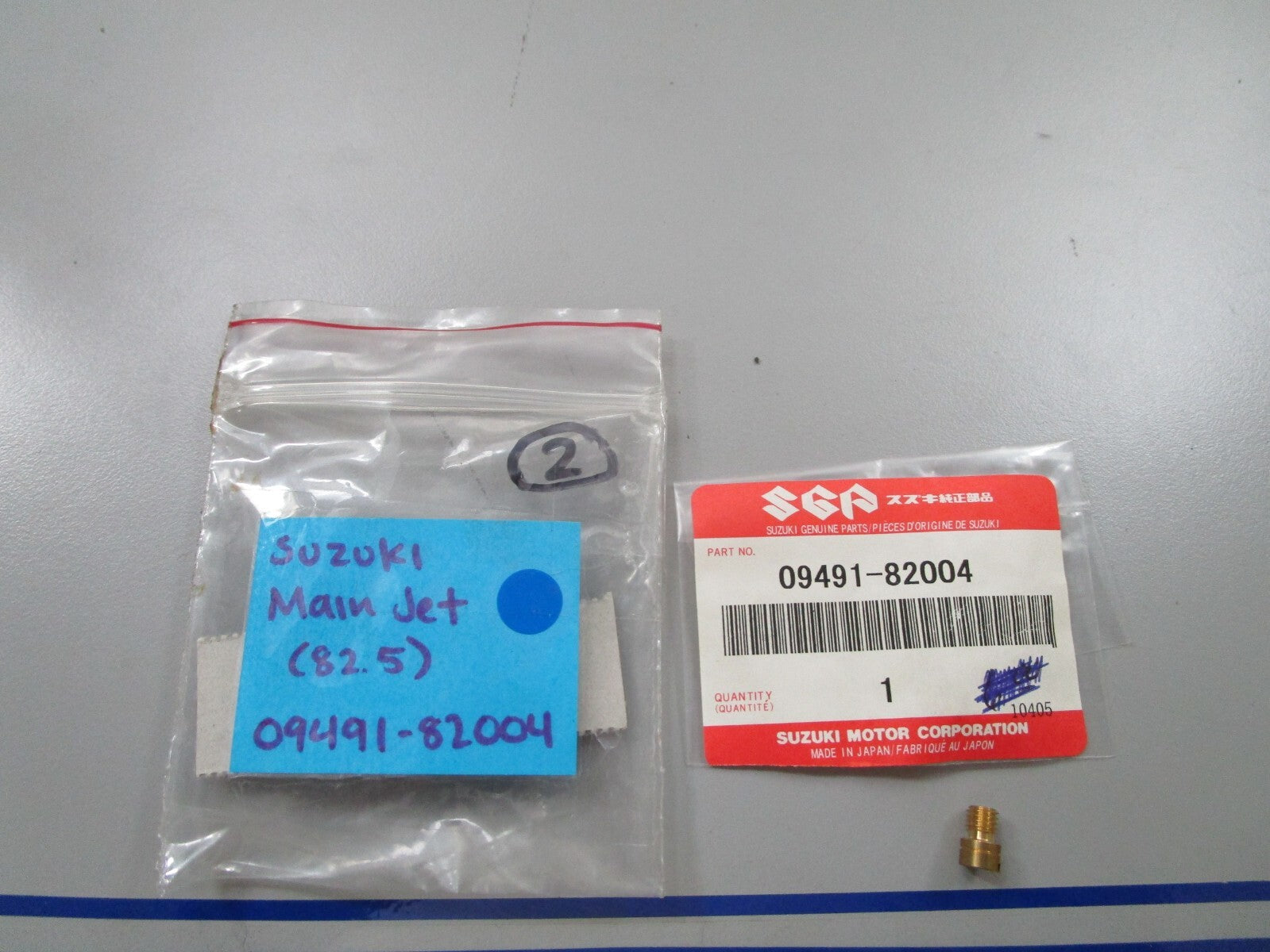 *NEW OEM* 0770 Suzuki Main Jet (82.5) 09491-82004