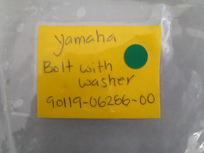 NEW OEM (LOT OF 5) 90119-06286-00 Yamaha Bolt w/ Washer 0820