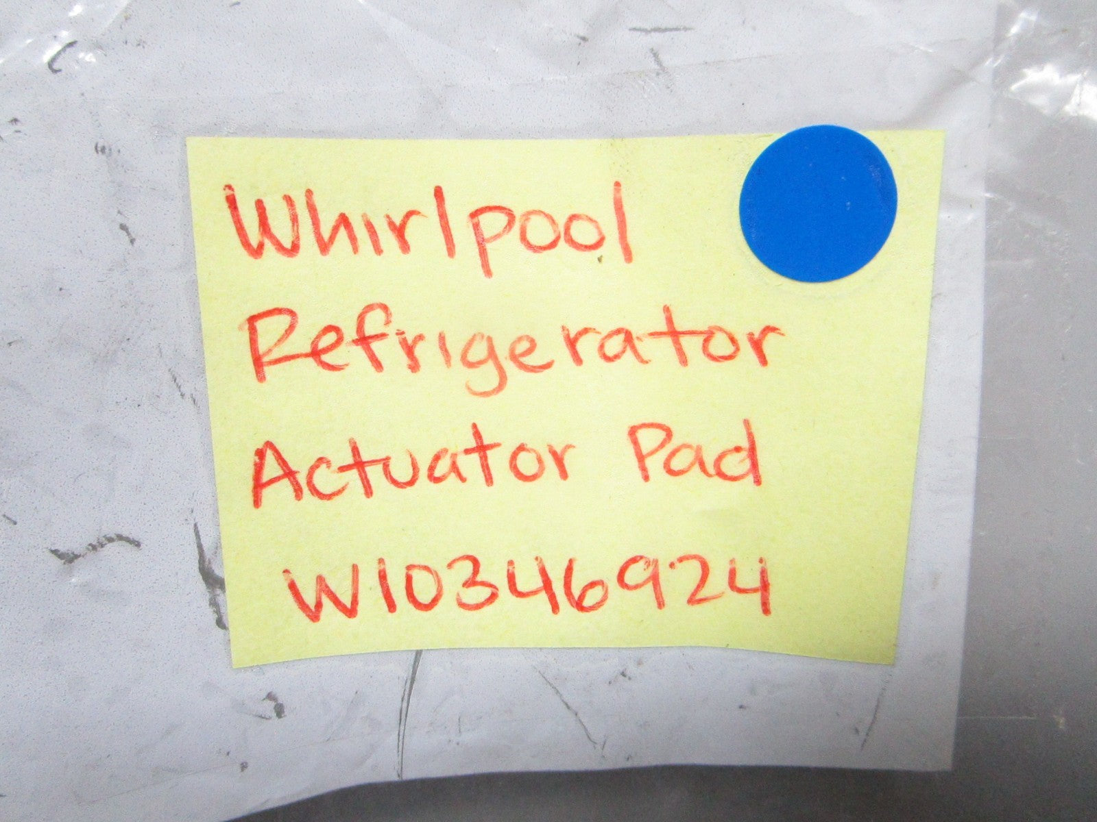*NEW OEM* 0820 Whirlpool Refrigerator Actuator Pad W10346924