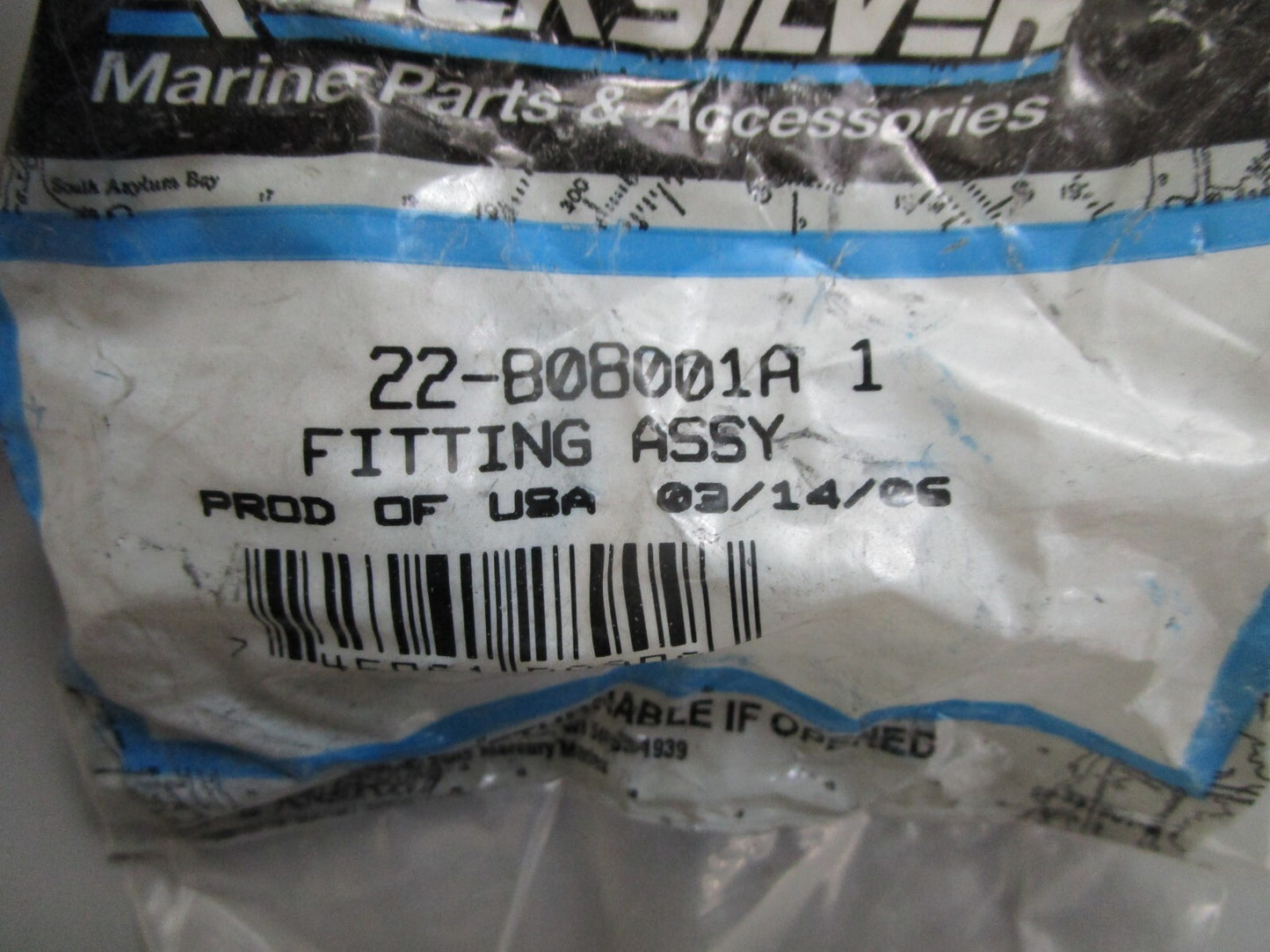 *NEW OEM* 0720 Mercury Quicksilver Fitting Assembly 22-808001A1