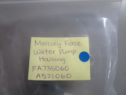 *NEW OEM* 0810 Mercury Force Water Pump Housing FA735060 A521060