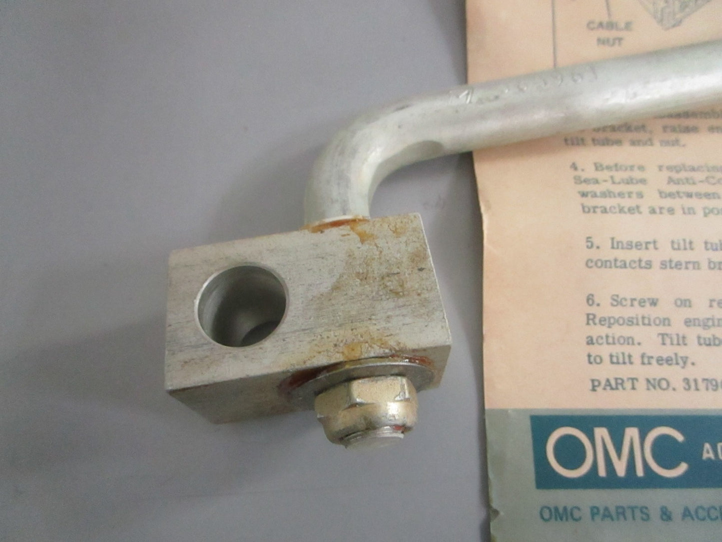*NEW OEM* 0820 OMC Johnson Evinrude Steering Rod Kit 385707 0385707