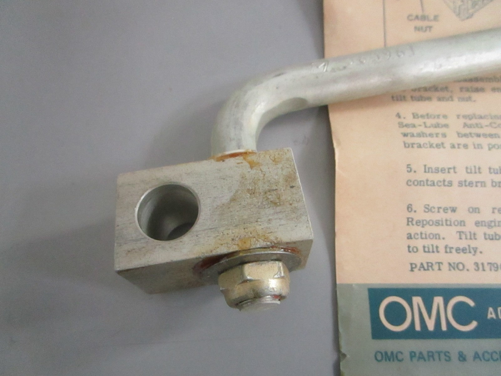 *NEW OEM* 0820 OMC Johnson Evinrude Steering Rod Kit 385707 0385707