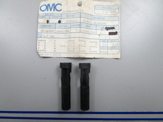 *NEW OEM* (LOT OF 2) 0810 OMC Johnson Evinrude Bearing Shaft 338080 0338080