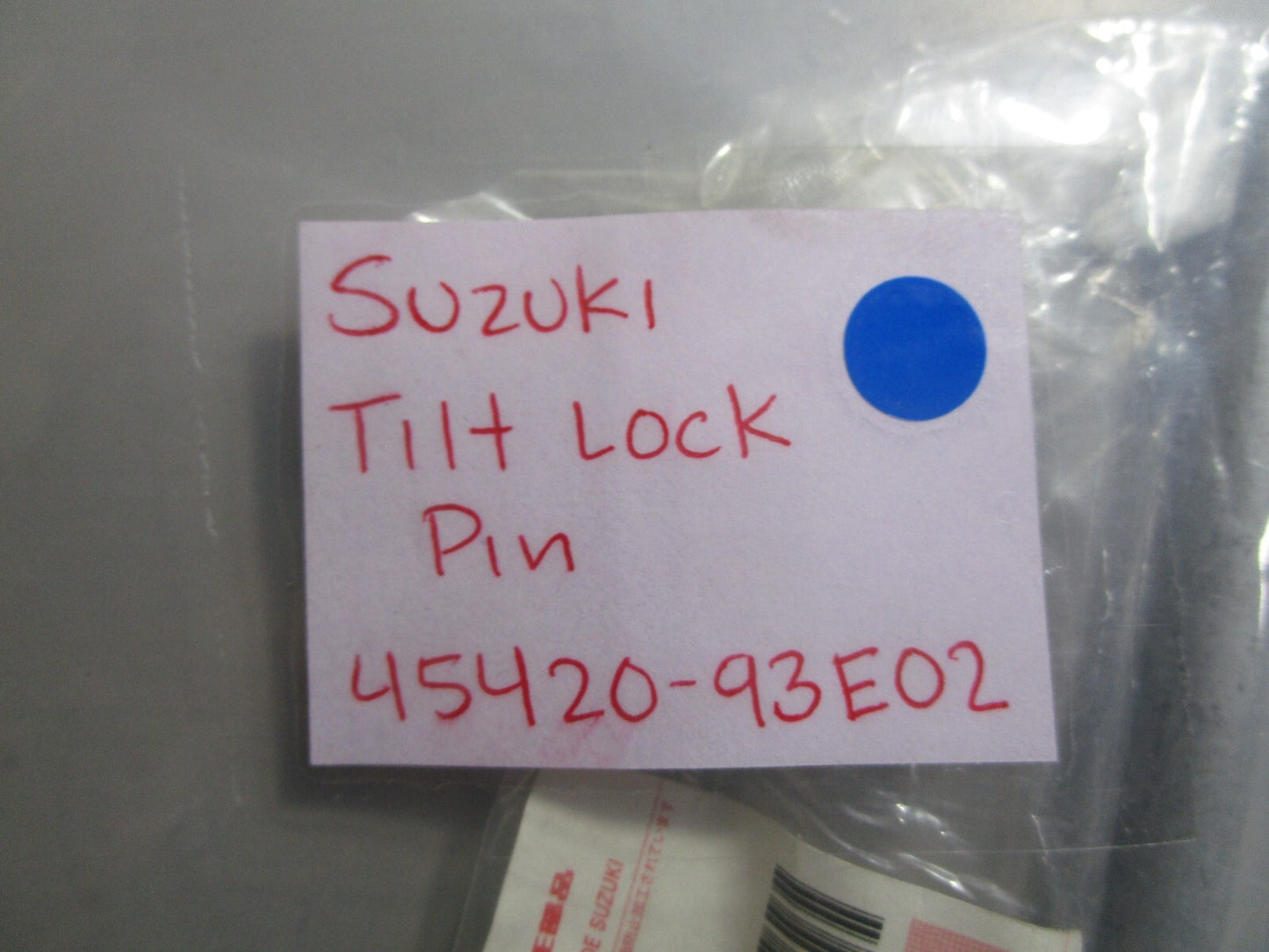 *NEW OEM* 0810 Suzuki Tilt Lock Pin 45420-93E02