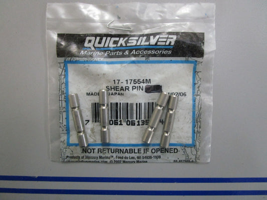 *NEW OEM* (LOT OF 4) 0770 Mercury Quicksilver Shear Pin 17-17554M