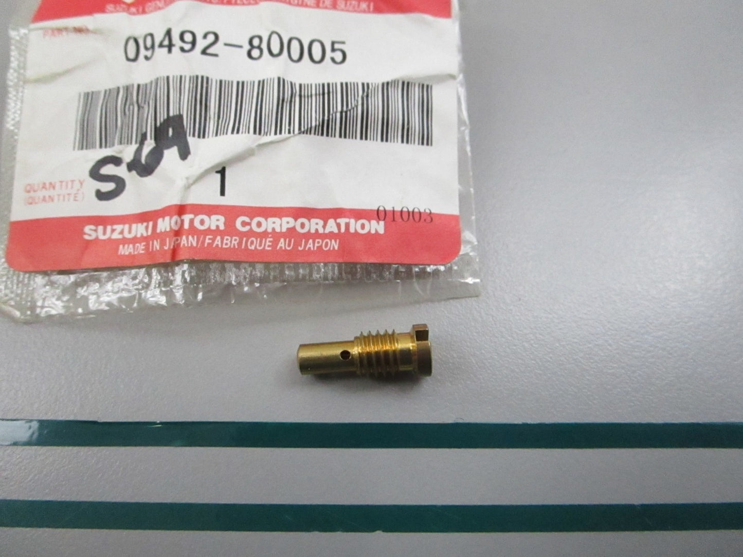 Suzuki NEW OEM Carburetor Pilot Jet 80 09492-80005 DT Outboard NOS 0810