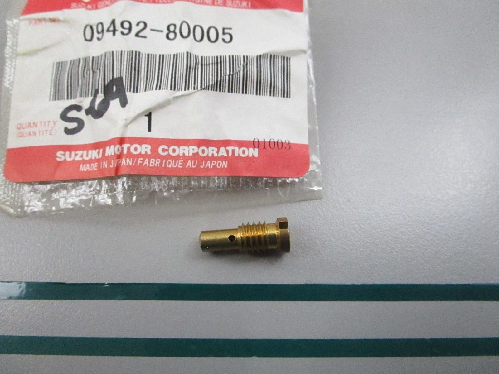 Suzuki NEW OEM Carburetor Pilot Jet 80 09492-80005 DT Outboard NOS 0810