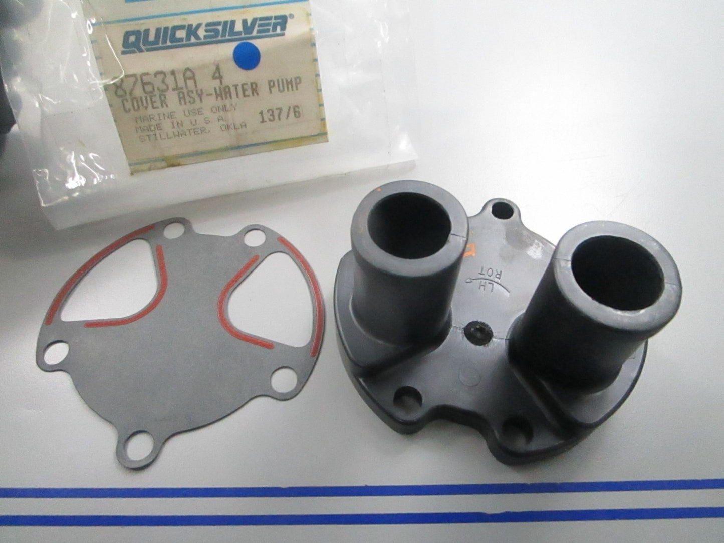 *NEW OEM* 0810 Mercury Quicksilver Water Pump Cover Assembly 87631A 4