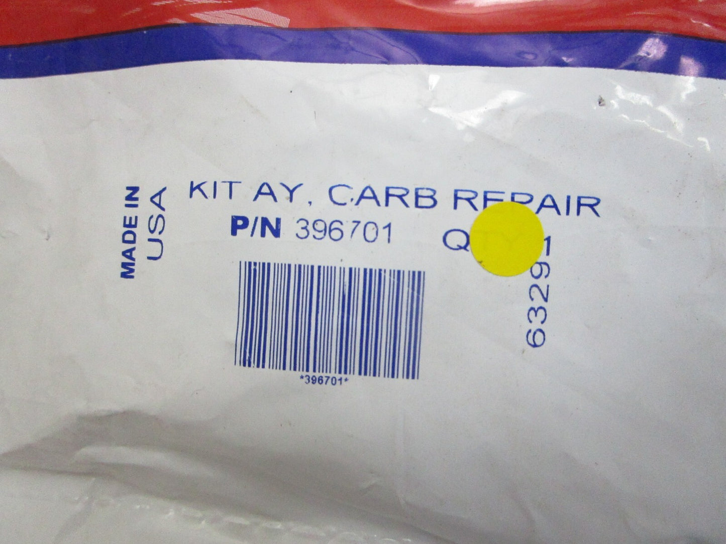 *NEW OEM* 0820 OMC Johnson Evinrude Carburetor Repair Kit 396701 0396701