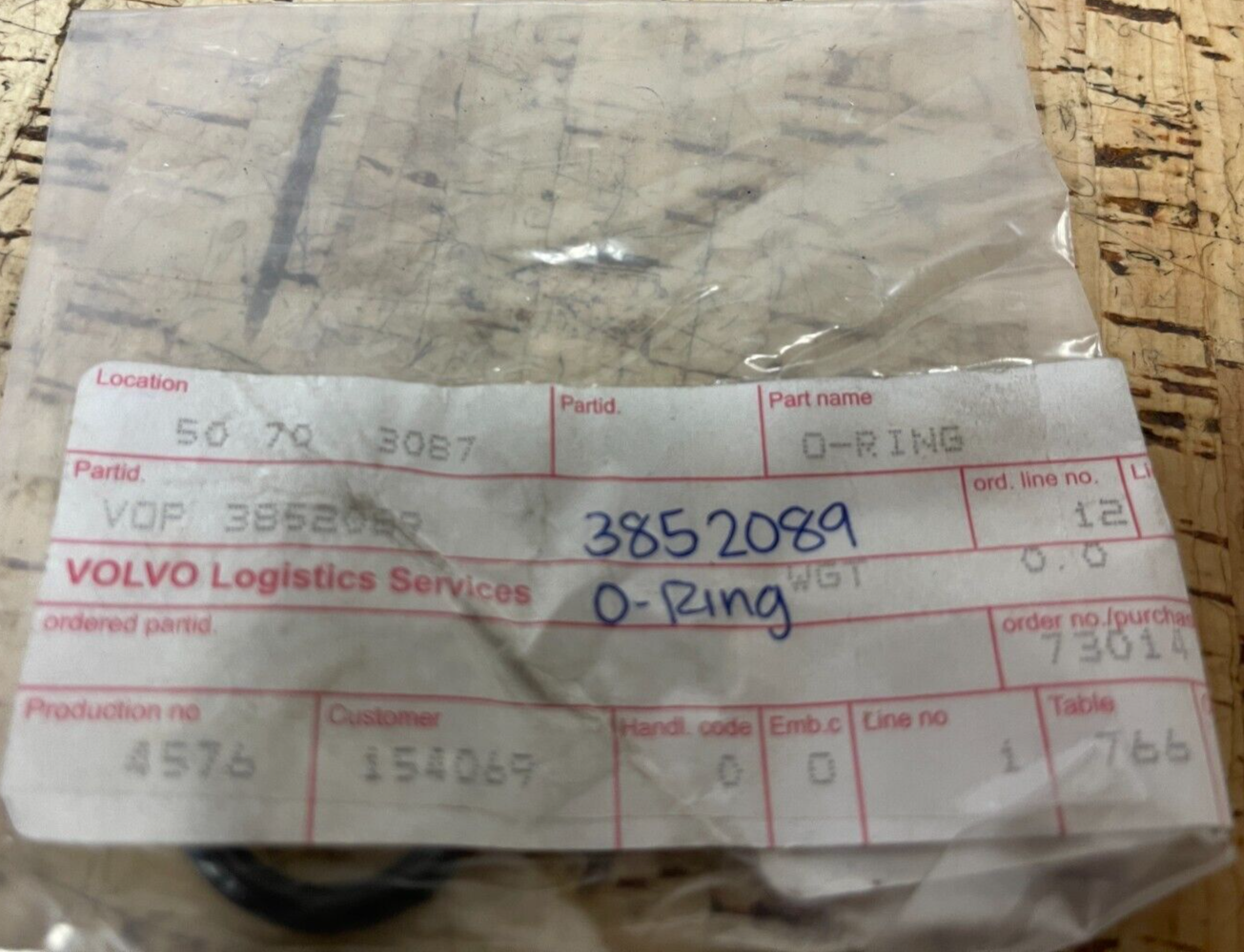 *NEW OEM* 0810 Volvo Penta O-Ring 3852089