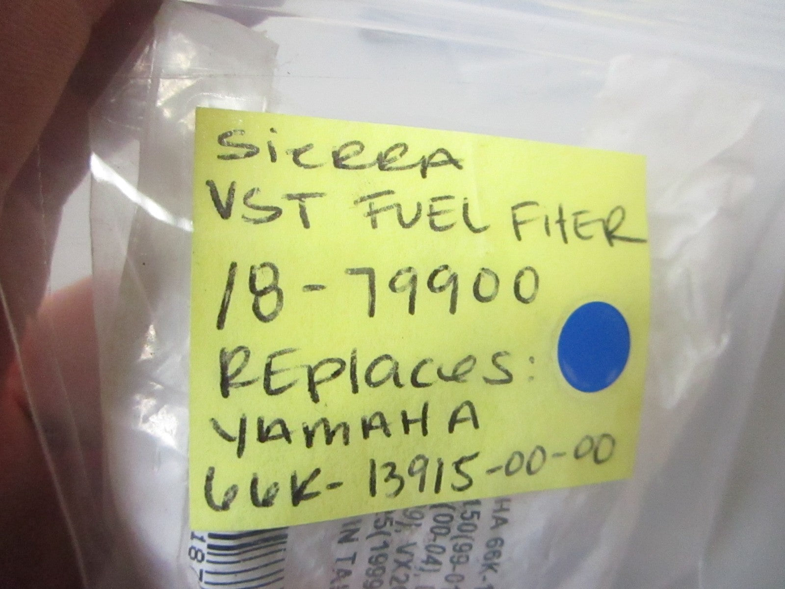*NEW* 0720 Sierra VST Fuel Filter 18-79900 Replaces: Yamaha 66K-13915-00-00