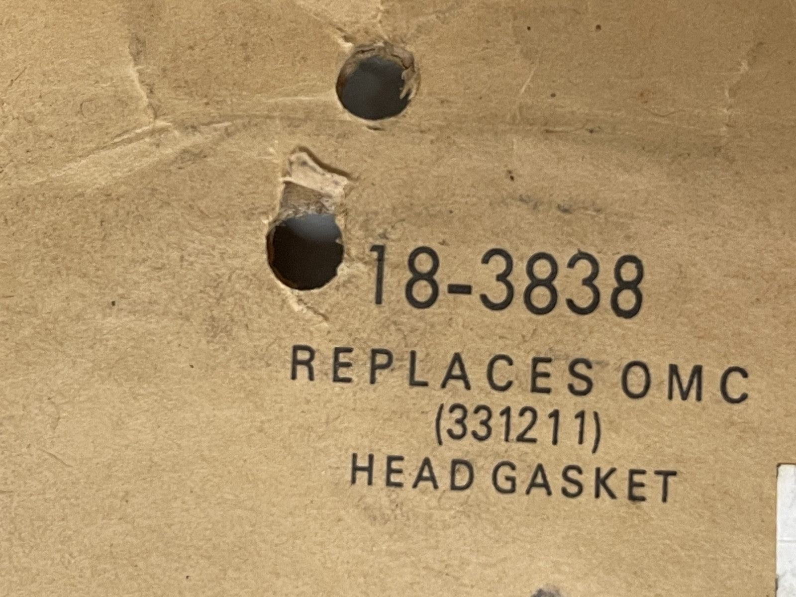 *NEW OEM* 0670 Sierra Gasket 18-3838 Replaces 331211