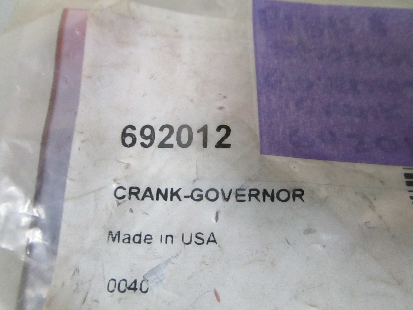 NEW OEM 692012 Briggs & Stratton Governor Crank 0810