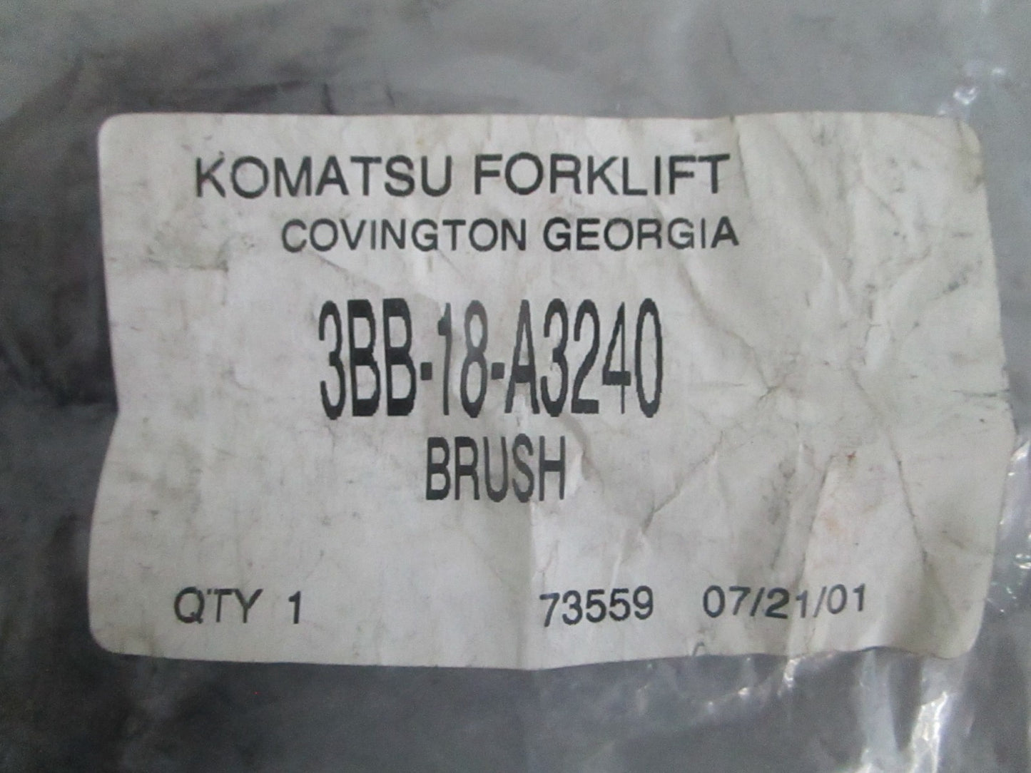 *NEW OEM* 0820 Komatsu Motor Brush 3BB-18-A3240