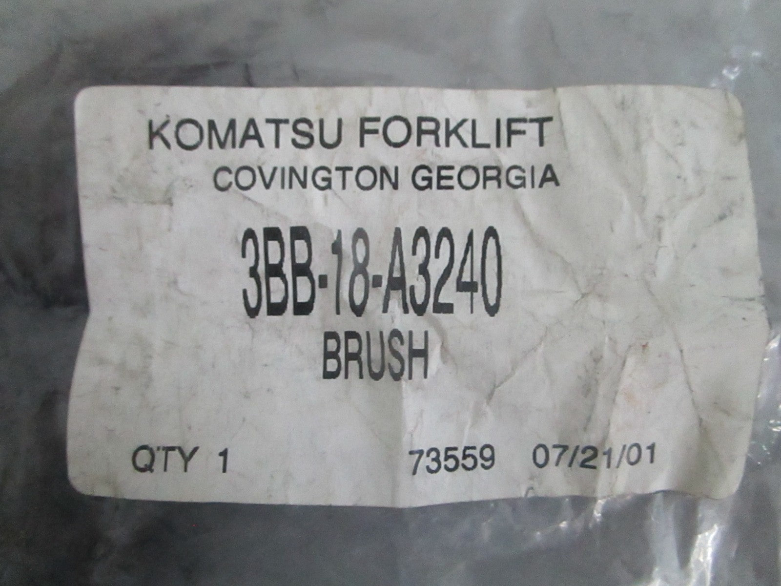 *NEW OEM* 0820 Komatsu Motor Brush 3BB-18-A3240