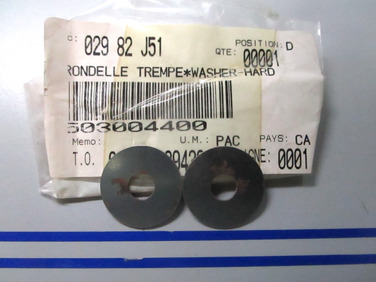*NEW* (LOT OF 2) 0810 Ski Doo BRP Washer 503004400