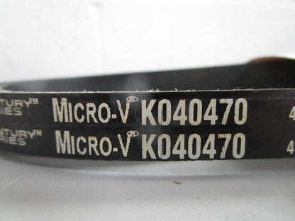 NEW K040470 Gates Century Series Micro-V Serpentine Belt 0820