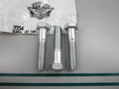 NEW OEM (LOT OF 3) 3554 Harley Davidson Hex Cap Screw 0810