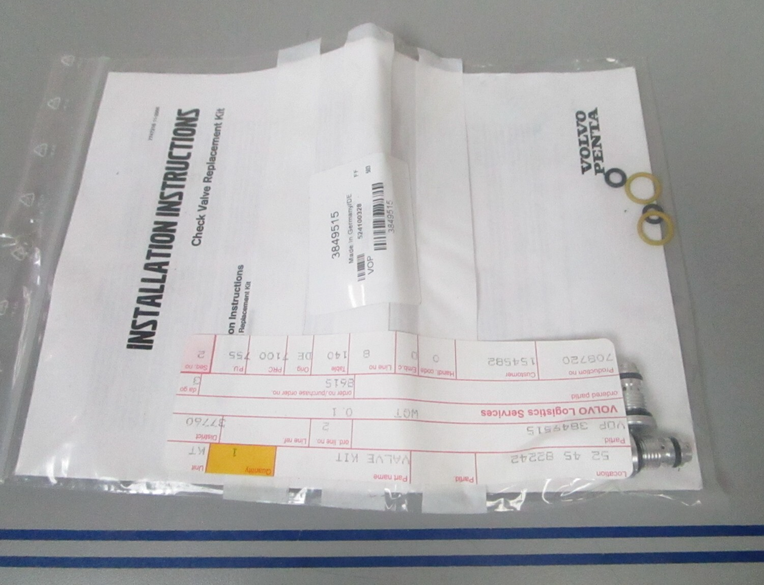 *NEW OEM* 0810 Volvo Penta Service Kit 3849515