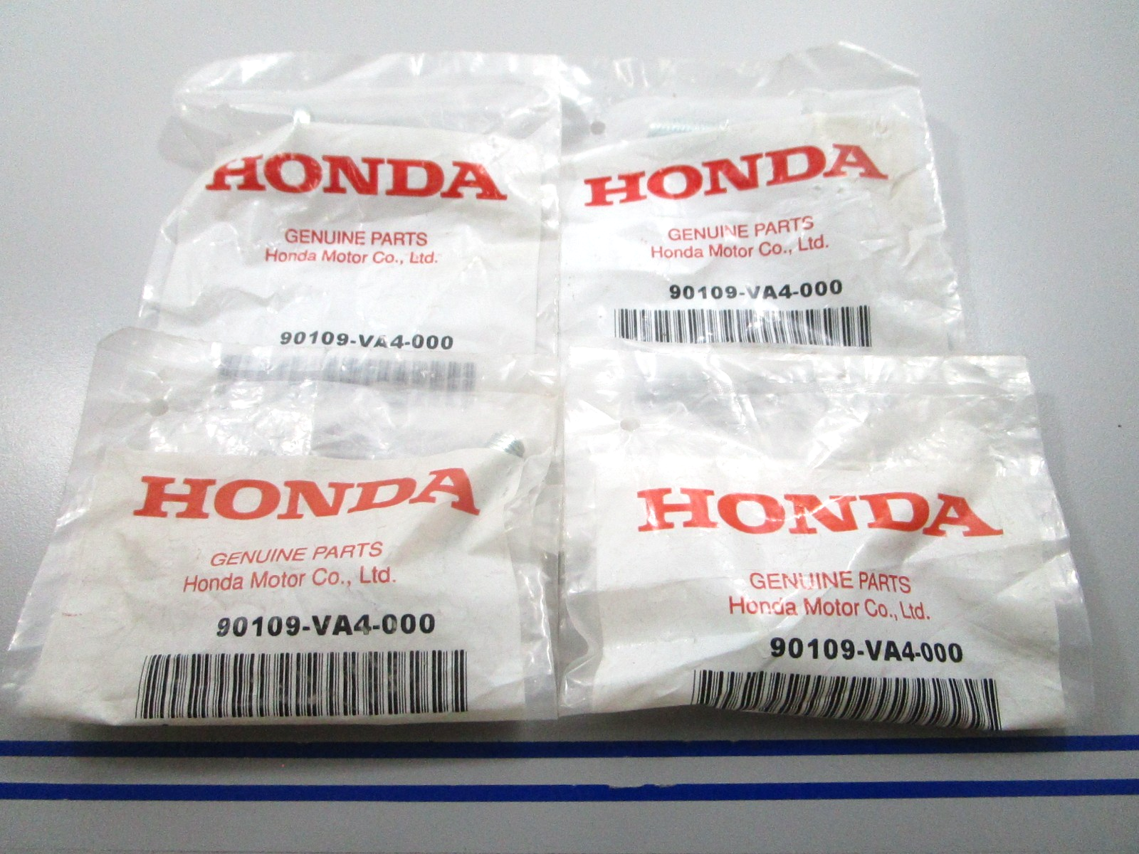 *NEW OEM* (LOT OF 4) 0810 Honda Bolt 90113-V10-000
