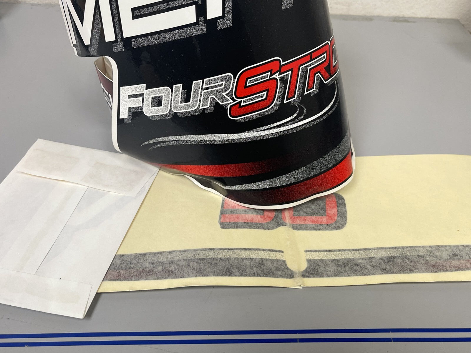 *NEW OEM* 0670 Mercury Four Stroke 50 hp Service Kit Decal Set 37-8M0114762