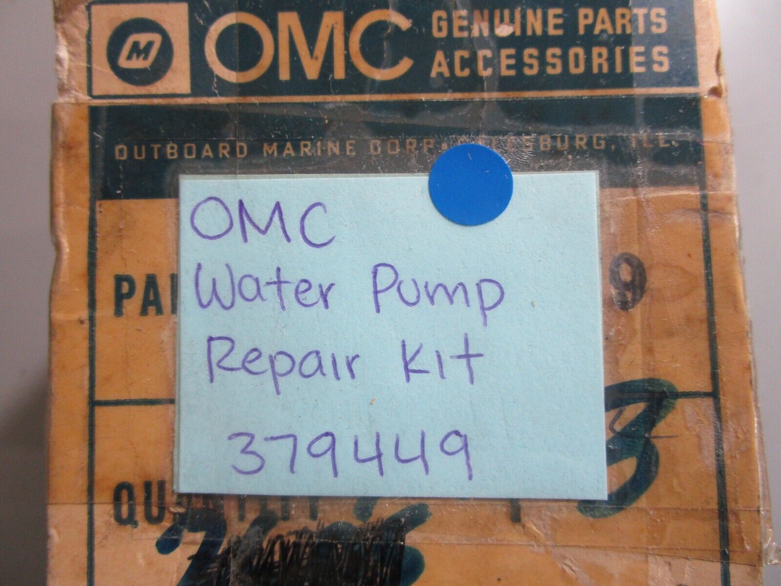 *NEW OEM* 0810 OMC Johnson Evinrude Water Pump Repair Kit 379449 0379449