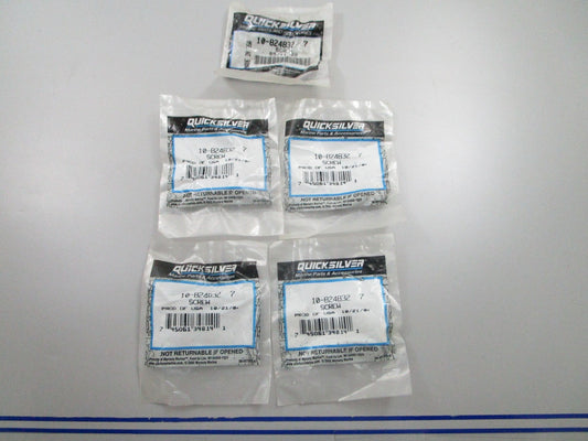 *NEW OEM* (LOT OF 5) 0810 Mercury Quicksilver Screw 10-8248327