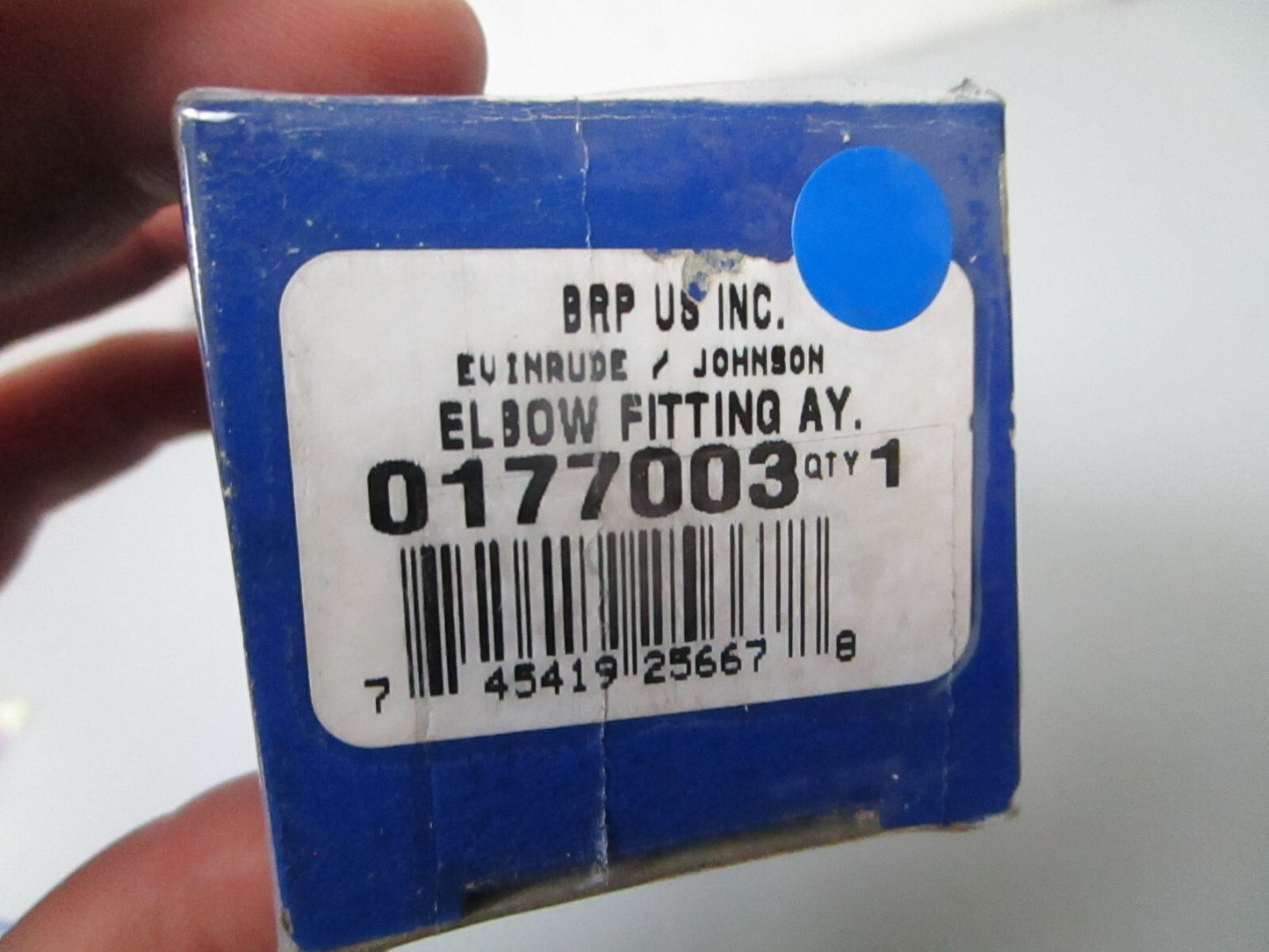 *NEW OEM* 0810 OMC Johnson Evinrude Elbow Fitting Assembly 177003 0177003