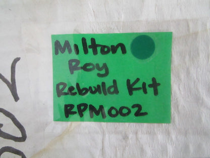 Milton Roy NEW OEM Pump Repair Kit RPM002 mRoy A 316SS Metering Dosing Pump 0820
