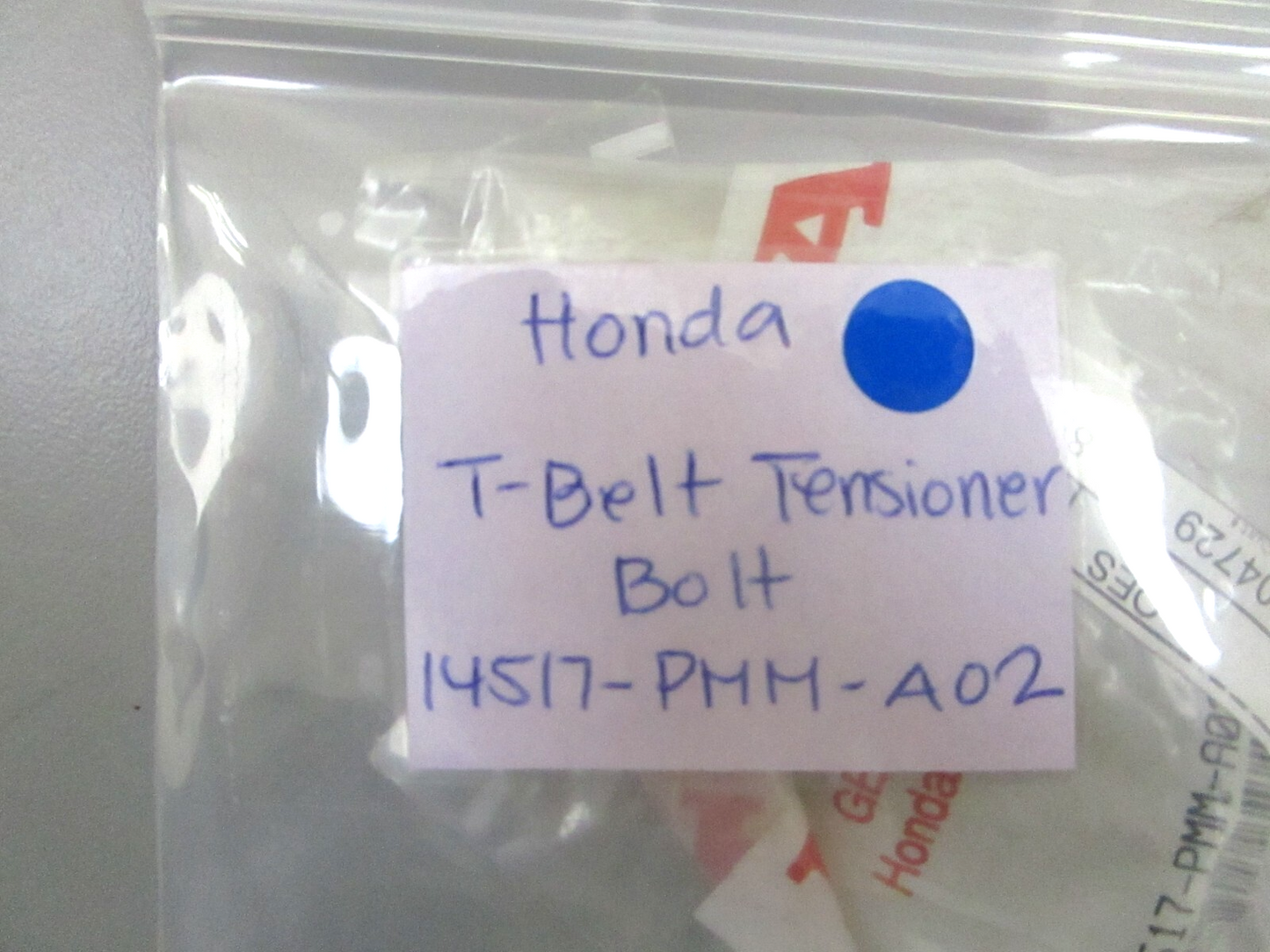 *NEW OEM* 0780 Honda T-Belt Tensioner Bolt 14517-PMM-A02