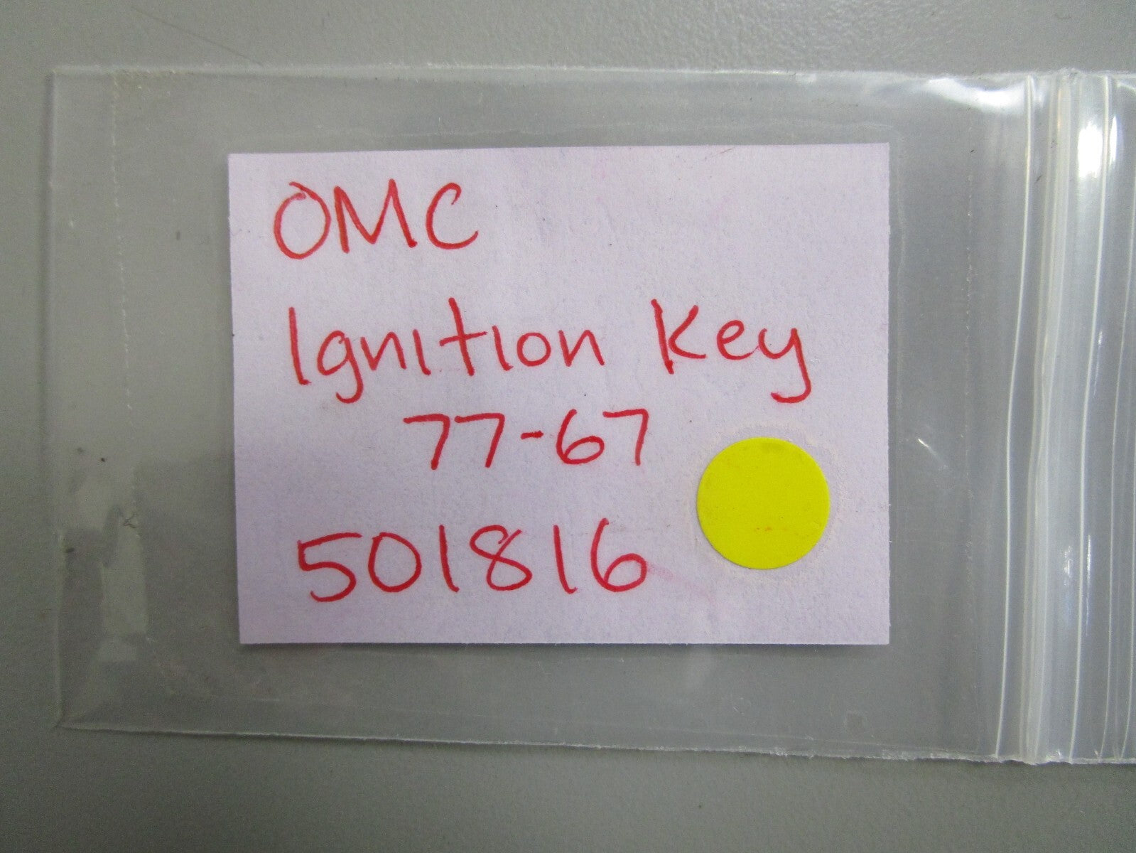 *NEW OEM* 0750 OMC Johnson Evinrude IGNITION KEY 77-67  501816 0501816