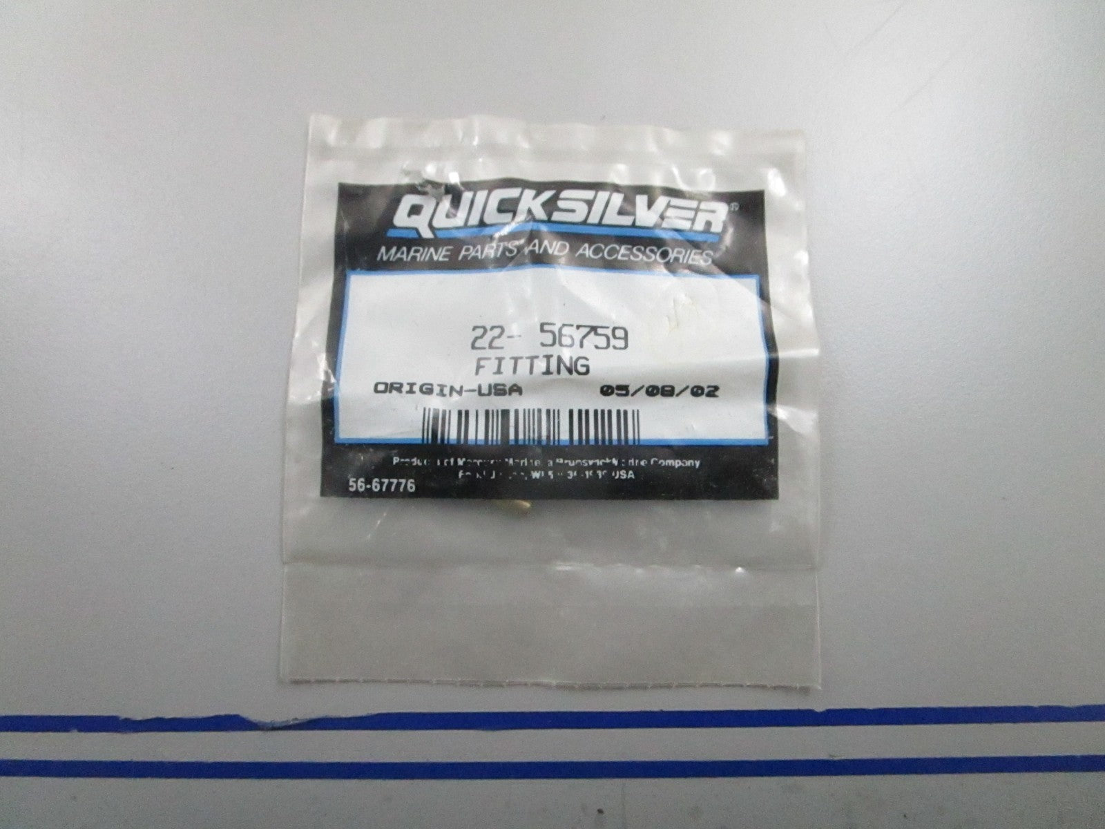 *NEW OEM* 0810 Mercury Quicksilver Fitting 22-56759