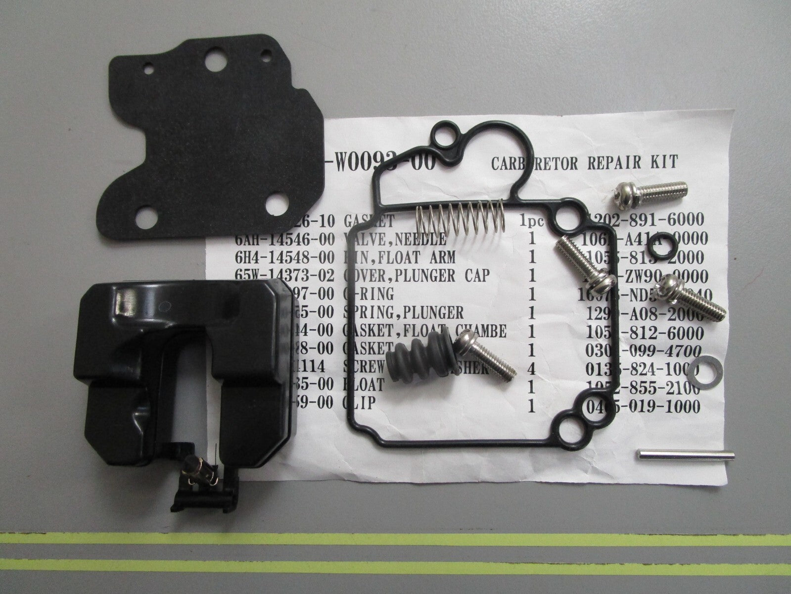 *NEW OEM* 0820 Yamaha Carburetor Repair Kit 6BL-W0093-00-00